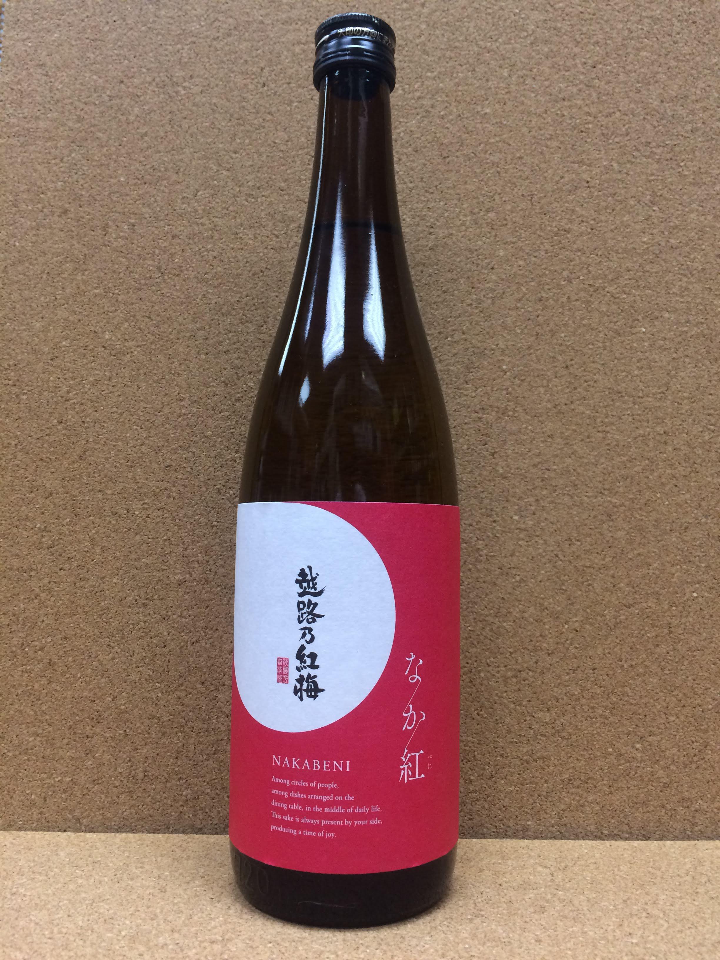 越路乃紅梅　なか紅　1.8L